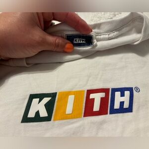 Men’s size large white Kith shirt